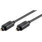 Microconnect TT6100BKAD câble audio 1 m TOSLINK Noir