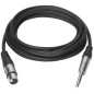 Vivolink PROAUDXLRJACK1 câble audio 1 m XLR 6,35 mm Noir