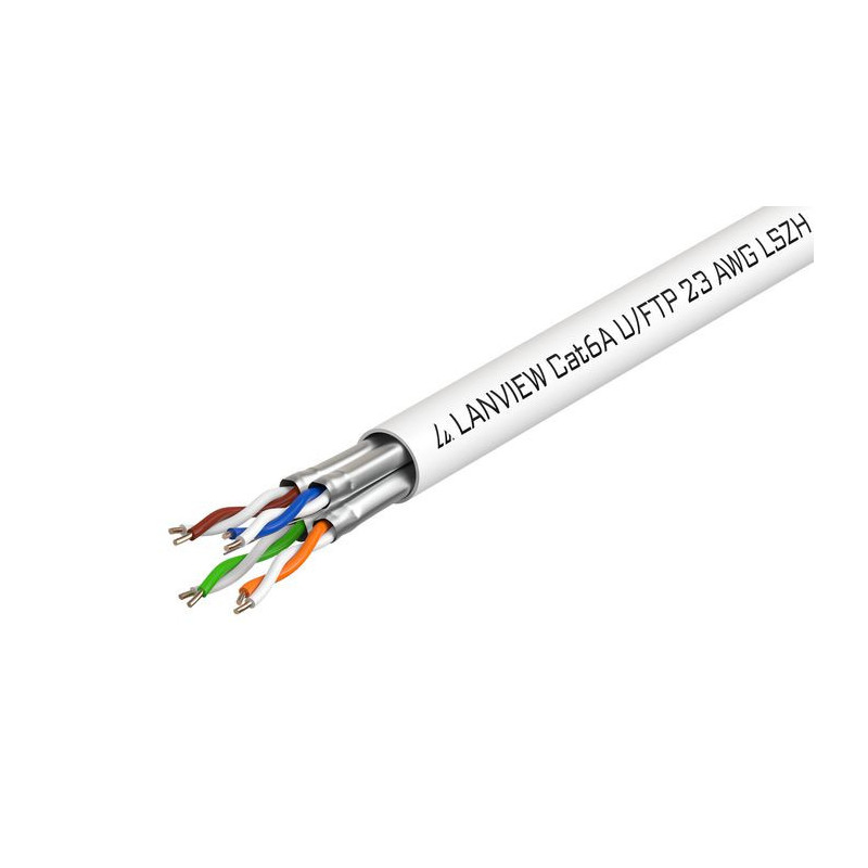 Lanview LVN122430 câble de réseau Blanc 500 m Cat6a U/FTP (STP)