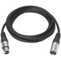 Vivolink PROAUDXLRMF0.5 câble audio 0,5 m XLR Noir