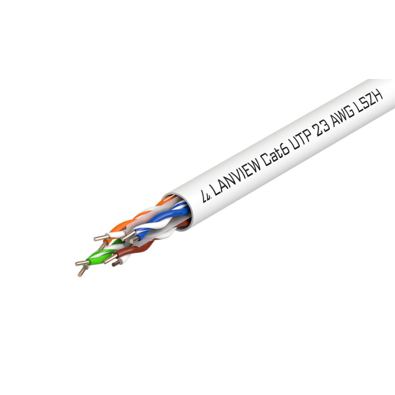 Lanview LVN122112 câble de réseau Blanc 305 m Cat6 U/UTP (UTP)