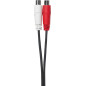 Vivolink PROMJMRCAF0.2 câble audio 0,2 m 2 x RCA 3,5mm Noir