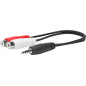 Vivolink PROMJMRCAF0.2 câble audio 0,2 m 2 x RCA 3,5mm Noir