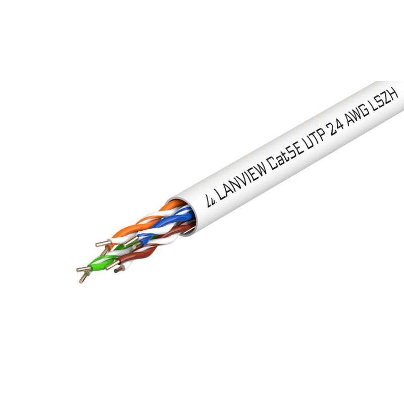 Lanview LVN122014 câble de réseau Blanc 305 m Cat5e U/UTP (UTP)