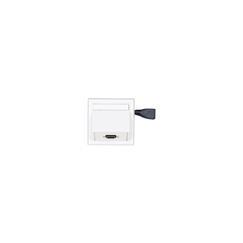 Vivolink WI221184 prise de courant HDMI Blanc