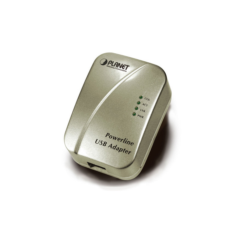 PLANET PL-104U-EU Adaptateur réseau CPL 14 Mbit/s Métallique 1 pièce(s)