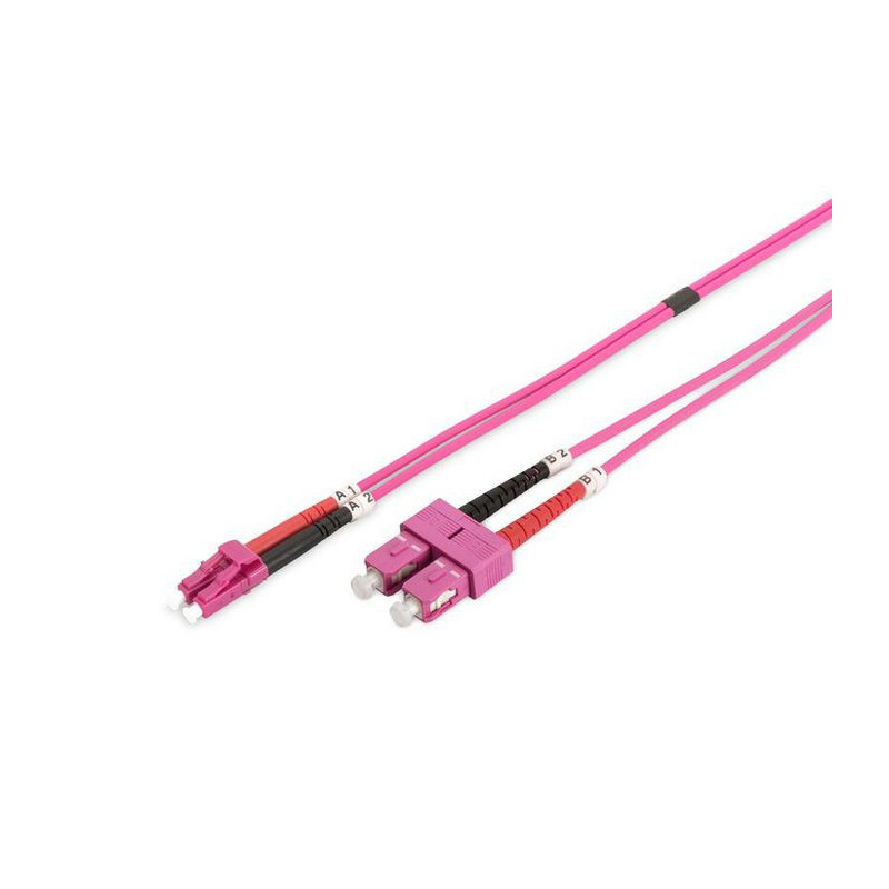Lanview LVO231817 câble de fibre optique 10 m 2x LC 2x SC OM4 Violet