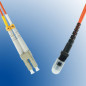 Microconnect FIB430005 câble de fibre optique 5 m LC Orange