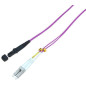 Microconnect FIB432010-4 câble de fibre optique 10 m LC MT-RJ OM4 Violet