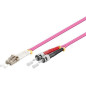 Microconnect FIB412005-4 câble de fibre optique 5 m LC/UPC ST/UPC OM4 Violet