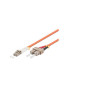 Microconnect LC-SC, 50m câble de fibre optique OM1 Orange
