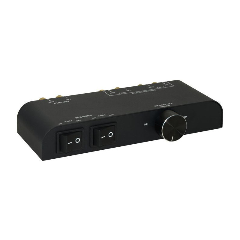 Microconnect MC-GEN-270 commutateur audio Noir