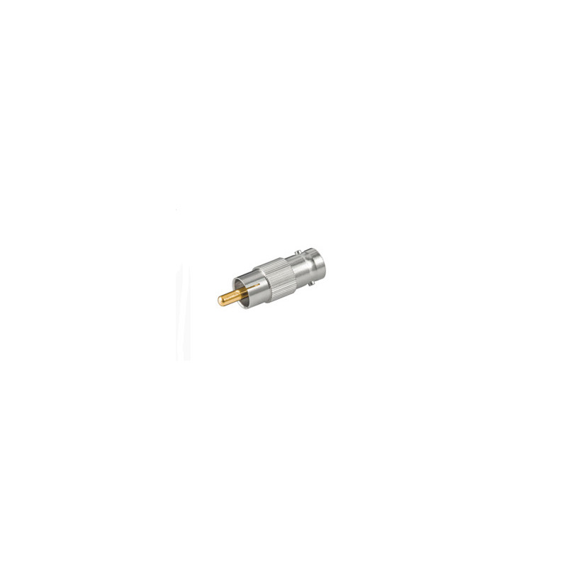 Microconnect RCA - BNC, M/F Argent