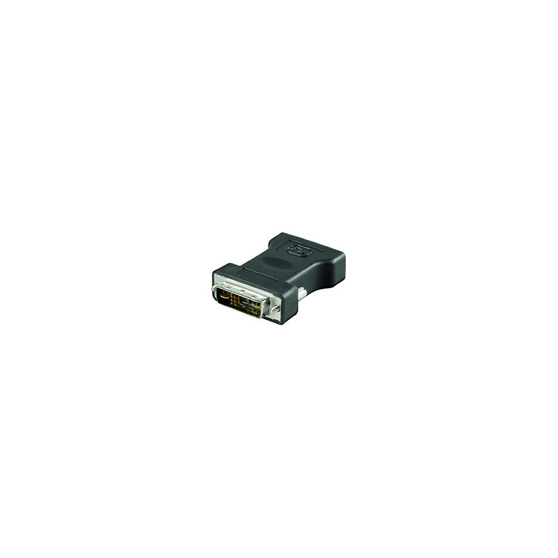 Microconnect DVI/HD-15 M/F Noir