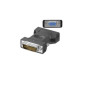 Microconnect MONAJ changeur de genre de câble DVI-I 24+5Pin HD15 Noir