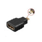 Microconnect HDM19F19MM changeur de genre de câble Micro HDMI HDMI Noir