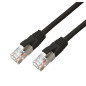 Microconnect MC-UTP6A005S câble de réseau Noir 0,5 m Cat6a U/UTP (UTP)