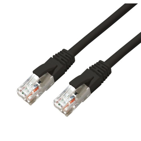 Microconnect MC-UTP6A02S câble de réseau Noir 2 m Cat6a U/UTP (UTP)