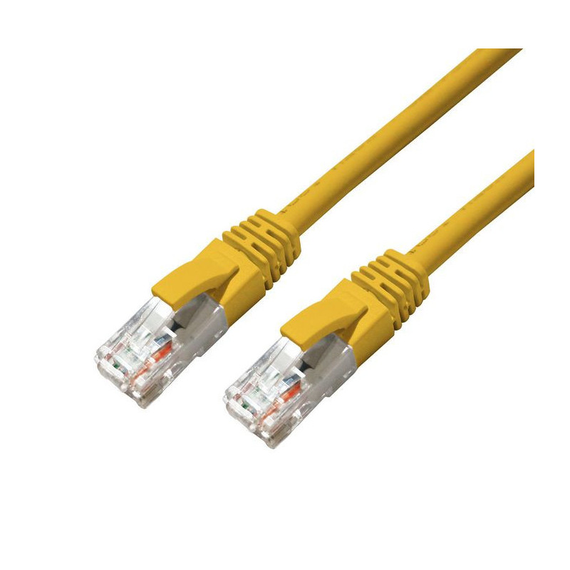 Microconnect MC-UTP6A005Y câble de réseau Jaune 0,5 m Cat6a U/UTP (UTP)