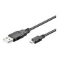 Microconnect USB A/Micro USB B 5P 1.8m câble USB 1,8 m USB 2.0 Micro-USB B Noir