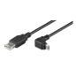 Microconnect USBABMICRO18A câble USB 1,8 m USB 2.0 USB A Micro-USB B Noir