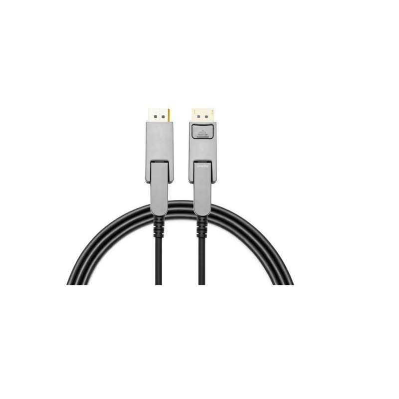 Microconnect MDPMDP5000BV1.4OP câble DisplayPort 50 m Mini DisplayPort Noir