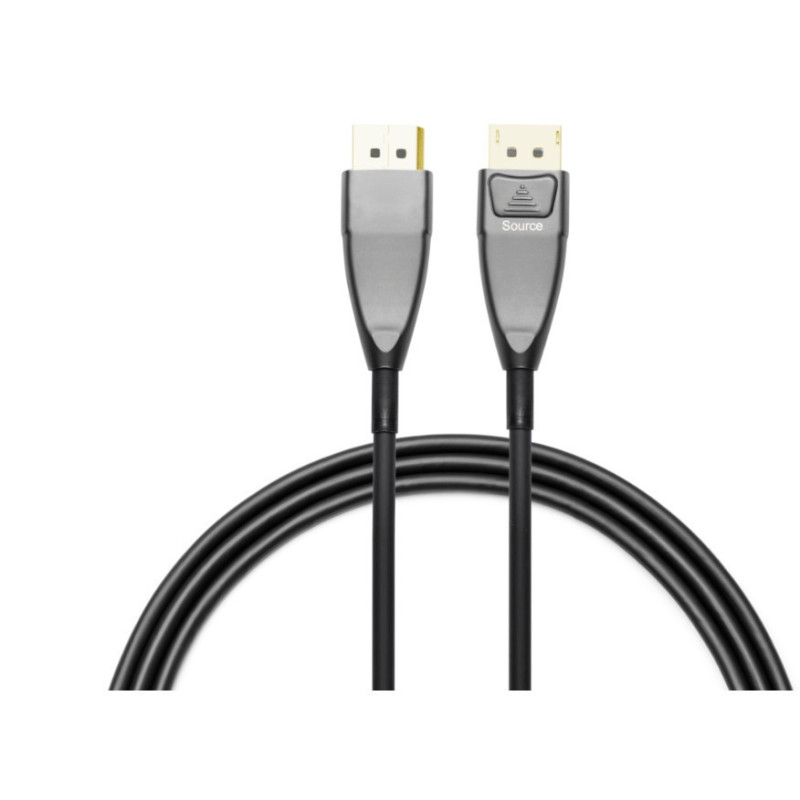 Microconnect DP-MMG-1000V1.4OP câble DisplayPort 10 m Noir