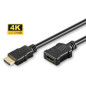 Microconnect HDM19190.5FV1.4 câble HDMI 0,5 m HDMI Type A (Standard) Noir