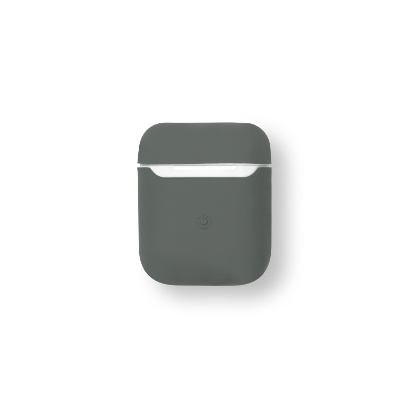 eSTUFF AirPods Silicone Case Olive Emplacement