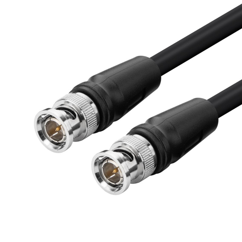 Microconnect BNC-HDSDI-1M câble coaxial RG-6 Noir