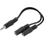 Sandberg MiniJack Splitter 1-2