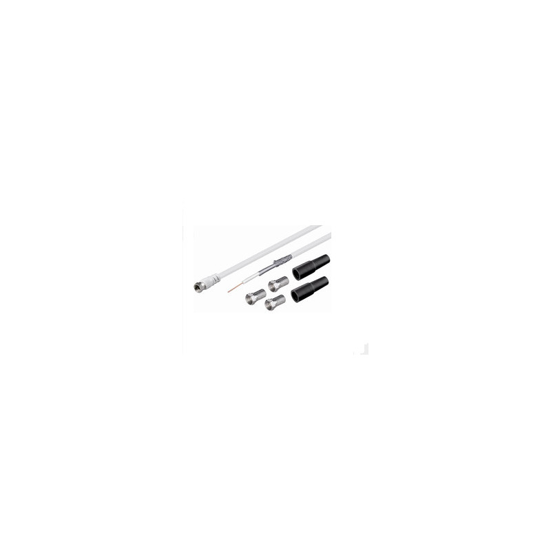 Microconnect COAX30 câble coaxial 30 m Blanc