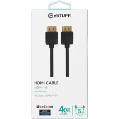 eSTUFF ES606004 câble HDMI 5 m HDMI Type A (Standard) Noir