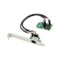 Microconnect MC-PCIE-7227 carte et adaptateur d'interfaces Interne RJ-45