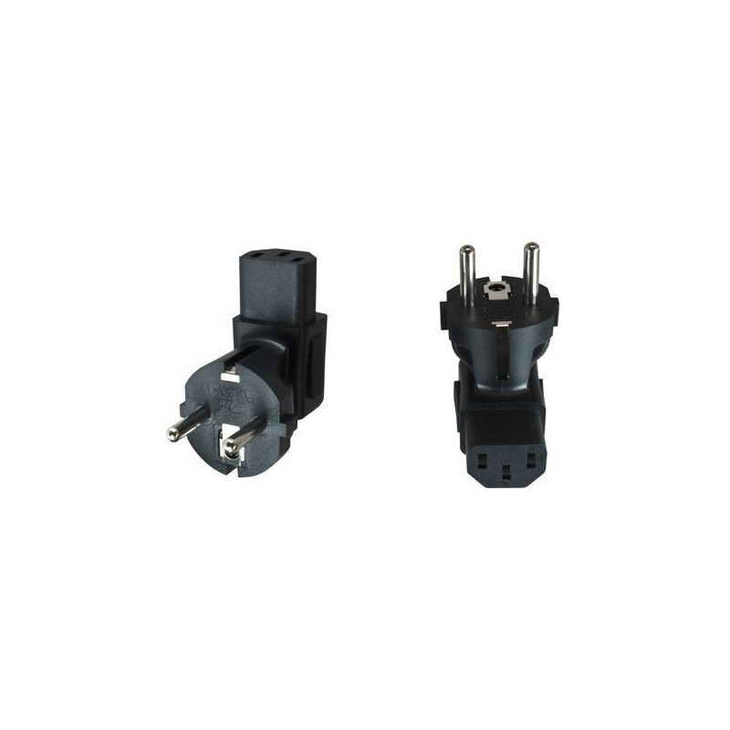 Microconnect PESC13ADA adaptateur prise d'alimentation Type F C13 Noir