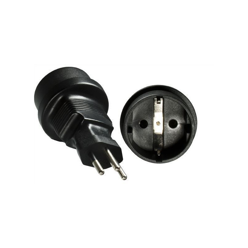 Microconnect PESCHBRA adaptateur prise d'alimentation Type F Noir