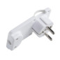 Microconnect PESCHPLUG-W adaptateur prise d'alimentation Type F Blanc