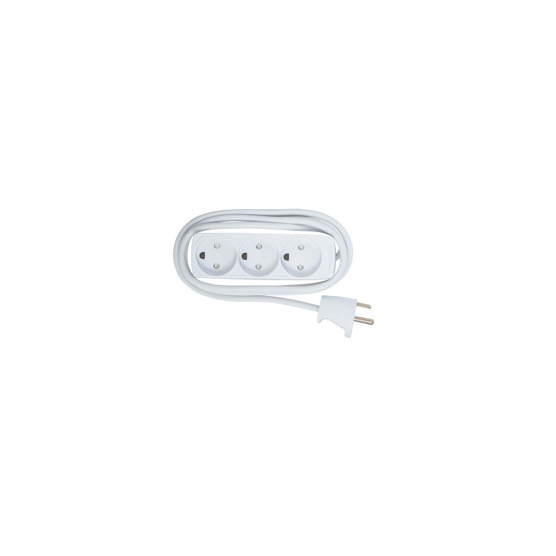 Microconnect GRU035WDK multiprise 5 m 3 sortie(s) CA Intérieure Blanc