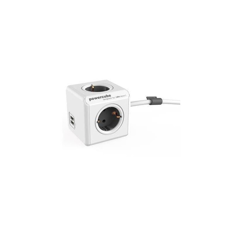 Microconnect PowerCube multiprise 3 m 4 sortie(s) CA Intérieure Blanc