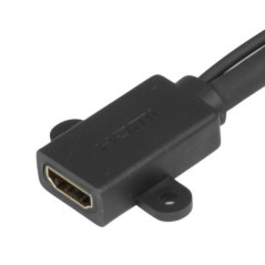 Vivolink PROHDMIHDMFM2-LSZH câble HDMI 2 m HDMI Type A (Standard) Noir