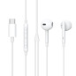 eSTUFF In-ear Headphone for USB-C Device Casque Avec fil Ecouteurs Appels/Musique USB Type-C Blanc