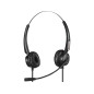 Sandberg 126-30 écouteur/casque Avec fil Arceau Bureau/Centre d'appels USB Type-A Noir