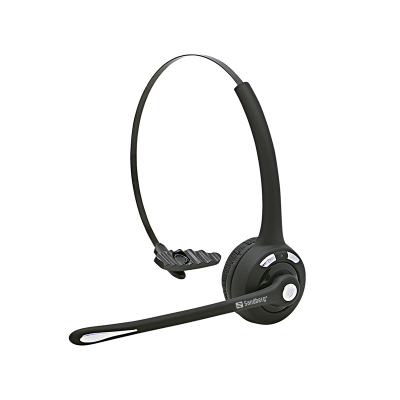 Sandberg 126-23 écouteur/casque Sans fil Arceau Bureau/Centre d'appels Bluetooth Noir