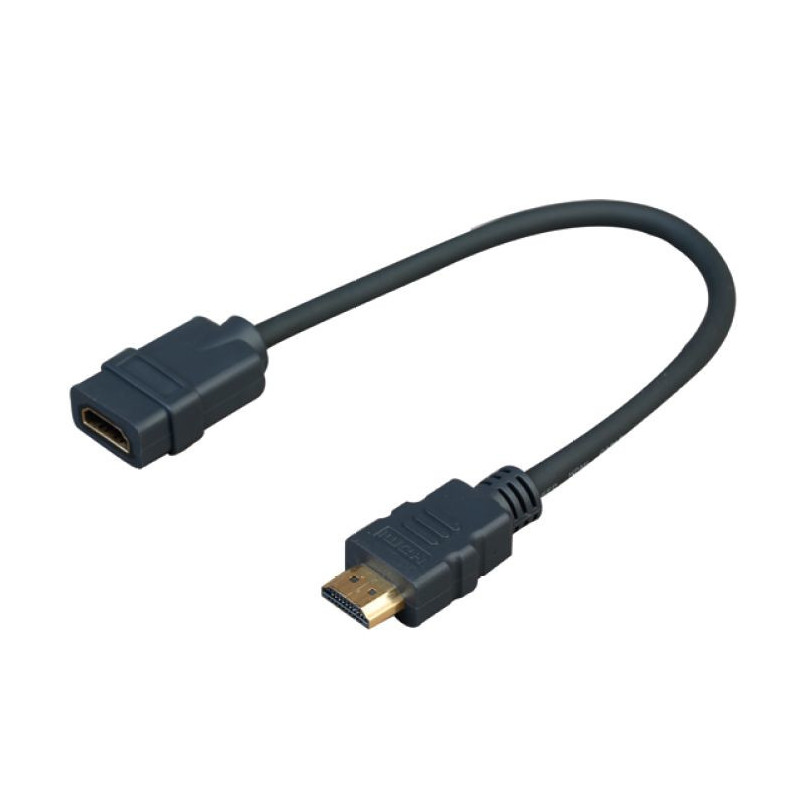 Vivolink PROHDMIADAPHDMIF câble HDMI 0,2 m HDMI Type A (Standard) Noir