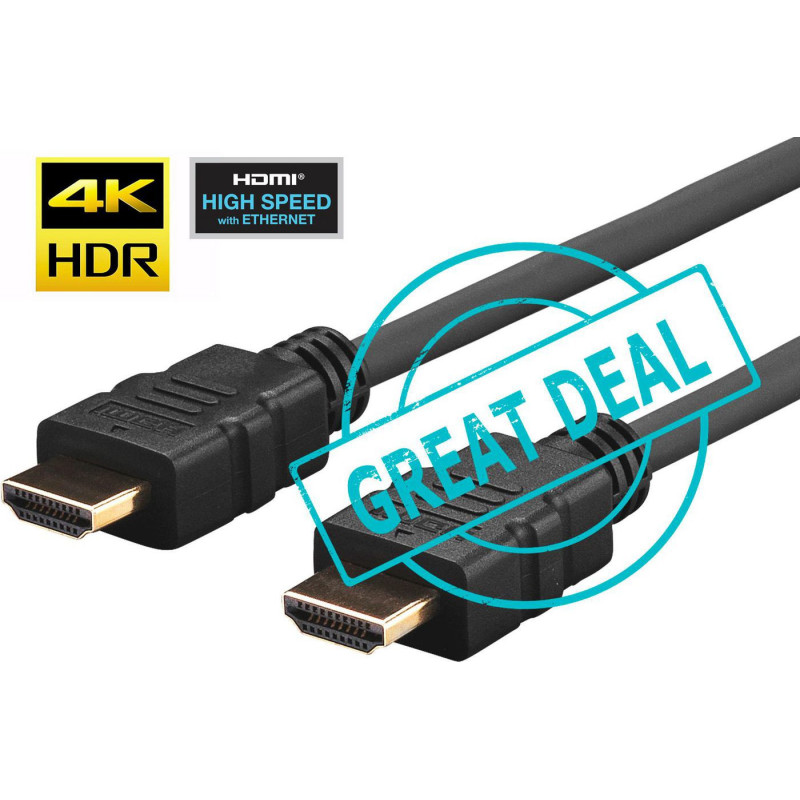 Vivolink PROHDMIHD3-BULK câble HDMI 3 m HDMI Type A (Standard) Noir