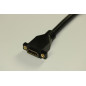 Vivolink PROHDMIHDFFWP câble HDMI 0,25 m HDMI Type A (Standard) Noir