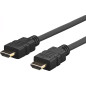 Vivolink PROHDMIHDLSZH1 câble HDMI 1 m HDMI Type A (Standard) Noir