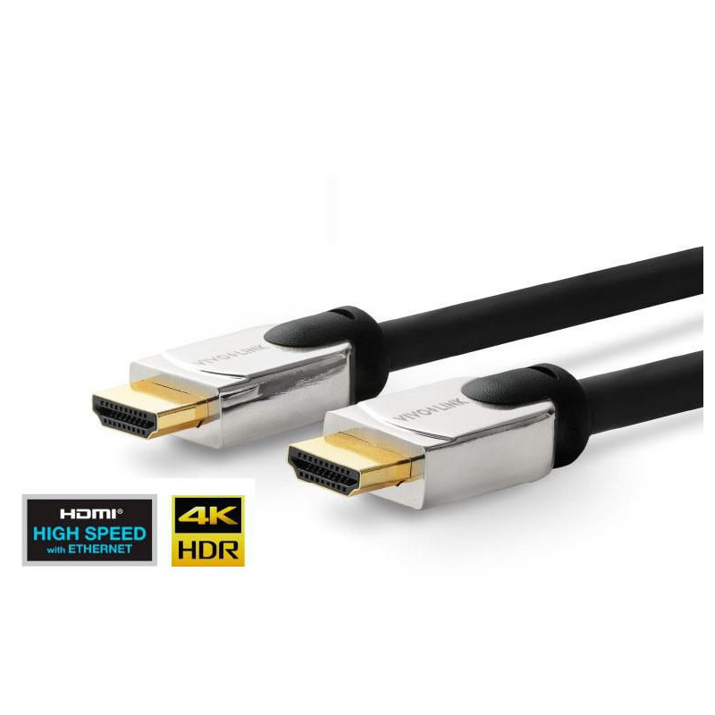 Vivolink PROHDMIHDM0.5 câble HDMI 0,5 m HDMI Type A (Standard) Noir