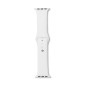 eSTUFF Apple Silicone Watch Band Bande Blanc