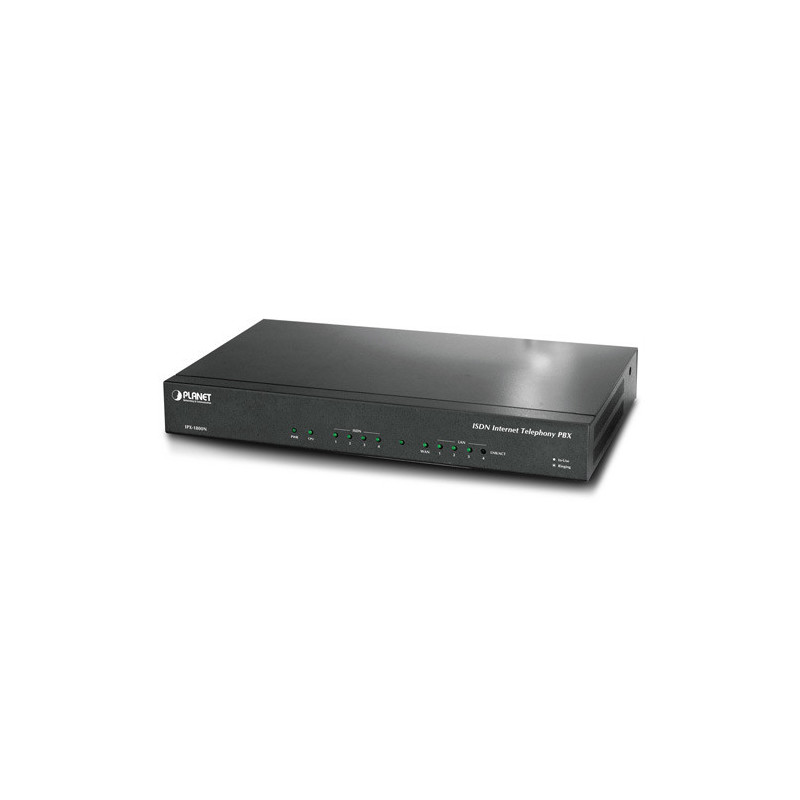 PLANET 30 USER SIP BASE IP PBX WITH 4-PORT ISDN BUILT-IN, 30 utilisateur(s) Système IP PBX (système commuté de paquets et privé)